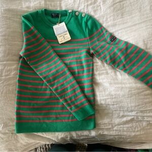 Saint James Breton Wool Sweater spring 2025, unworn, with tags/packaging. New.